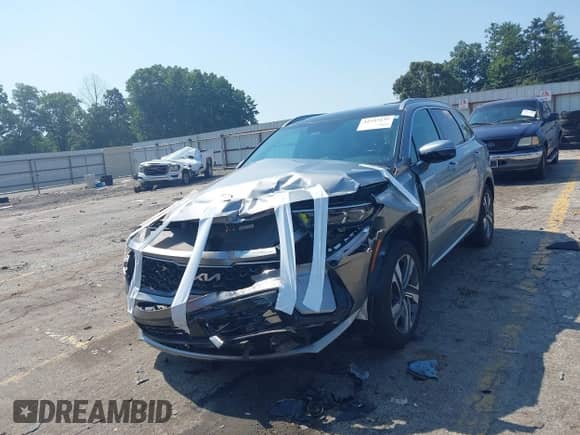 2023 Kia Sorento SX Prestige with VIN KNDRKDLG7P5145051, listed as a IAAI auction lot 42557135 with 34,382 mi miles and . Bid and sale history available at DreamBid. Image 17.