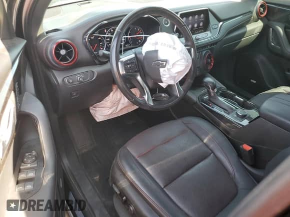 2020 Chevrolet Blazer RS с VIN 3GNKBKRS9LS557951, выставлен на аукционе Copart как лот 67598585 с пробегом 55 716 миль миль и Списание • Salvage title. История ставок и продаж доступна на DreamBid. Изображение 8.