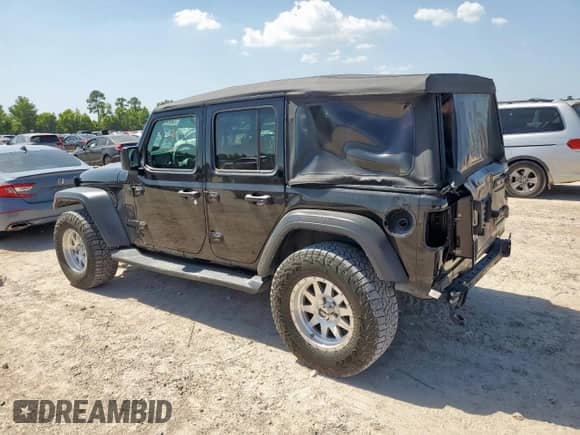2023 Jeep Wrangler Sport S with VIN 1C4HJXDG7PW526195, listed as a Copart auction lot 66521735 with 54,082 mi miles and Salvage title. Bid and sale history available at DreamBid. Image 2.