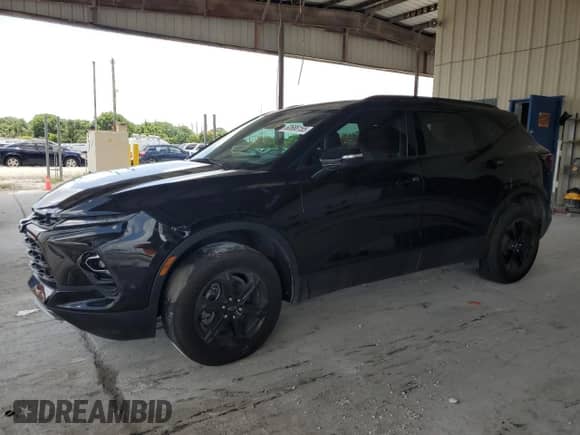 2024 Chevrolet Blazer LT с VIN 3GNKBDRS4RS179283, выставлен на аукционе Copart как лот 60688155 с пробегом 26 072 миль миль и Списание • Salvage title. История ставок и продаж доступна на DreamBid. Изображение 1.