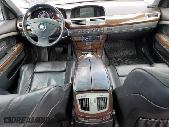 2004 BMW 7 Series 745Li with VIN WBAGN63474DS48436, listed as a Copart auction lot 67040804 with 133,432 mi miles and Salvage title. Bid and sale history available at DreamBid. Image 8.