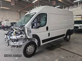 2023 Ram ProMaster Cargo z VIN 3C6LRVBG9PE593683, wystawiony jako Copart lot #49765475 z przebiegiem 6 924 mil mil oraz Szkoda całkowita • Salvage title. Historia ofert i sprzedaży dostępna na DreamBid. Obrazek 1.