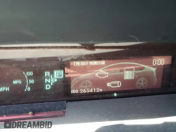 2013 Toyota Prius One с VIN JTDKN3DU9D1641009, выставлен на аукционе Copart как лот 57713245 с пробегом 265 412 миль миль и Списание • Salvage title. История ставок и продаж доступна на DreamBid. Изображение 9.