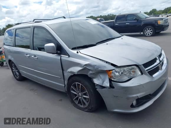 2017 Dodge Grand Caravan SXT with VIN 2C4RDGCGXHR671741, listed as a IAAI auction lot 43397979 with 147,333 mi miles and . Bid and sale history available at DreamBid. Image 1.
