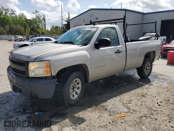 2009 Chevrolet Silverado 1500 Work Truck with VIN 1GCEC14C09Z207472, listed as a Copart auction lot 52365065 with 179,189 mi miles and Salvage title. Bid and sale history available at DreamBid. Image 1.