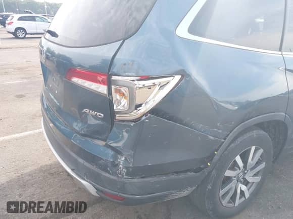 2021 Honda Pilot EX-L с VIN 5FNYF6H54MB031392, выставлен на аукционе IAAI как лот 42835216 с пробегом 48 278 миль миль и . История ставок и продаж доступна на DreamBid. Изображение 18.