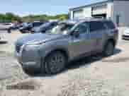 2025 Nissan Pathfinder SL with VIN 5N1DR3CDXSC214076, listed as a Copart auction lot 59267135 with 9,558 mi miles and Salvage title. Bid and sale history available at DreamBid. Image 1.