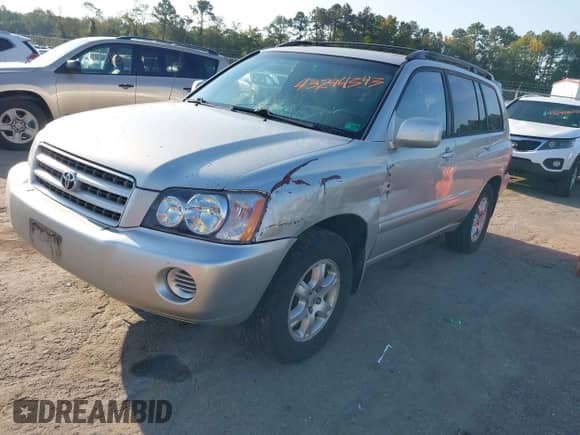 2003 Toyota Highlander с VIN JTEGF21A230117191, выставлен на аукционе IAAI как лот 43294343 с пробегом 301 224 миль миль и . История ставок и продаж доступна на DreamBid. Изображение 2.