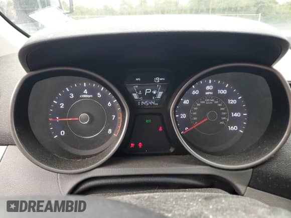 2015 Hyundai Elantra SE with VIN 5NPDH4AE1FH581158, listed as a Copart auction lot 84367045 with 114,544 mi miles and Salvage title. Bid and sale history available at DreamBid. Image 9.