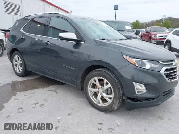 2021 Chevrolet Equinox Premier with VIN 2GNAXNEV9M6140537, listed as a IAAI auction lot 42016514 with 52,237 mi miles and . Bid and sale history available at DreamBid. Image 1.