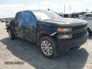 2022 Chevrolet Silverado 1500 Custom z VIN 1GCPWBEK2NZ175534, wystawiony jako IAAI lot #42135055 z przebiegiem 94 351 mil mil oraz . Historia ofert i sprzedaży dostępna na DreamBid. Obrazek 1.