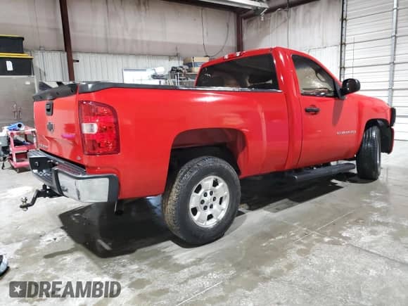 2009 Chevrolet Silverado 1500 Work Truck with VIN 1GCEC14X69Z196819, listed as a Copart auction lot 55151385 with 130,984 mi miles and Salvage title. Bid and sale history available at DreamBid. Image 3.