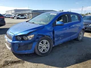 2016 Chevrolet Sonic LT with VIN 1G1JC6SH6G4156377, listed as a Copart auction lot 81613815 with 59,418 mi miles and Salvage title. Bid and sale history available at DreamBid. Image 1.