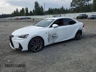 2020 Lexus IS 300 F Sport with VIN JTHGA1D27L5103421, listed as a Copart auction lot 71733765 with 95,890 mi miles and Salvage title. Bid and sale history available at DreamBid. Image 1.