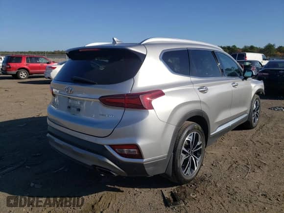 2020 Hyundai Santa Fe SEL with VIN 5NMS3CAA4LH263508, listed as a Copart auction lot 66423812 with 19,211 mi miles and . Bid and sale history available at DreamBid. Image 4.
