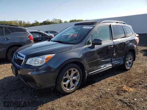 2015 Subaru Forester Touring with VIN JF2SJAWC0FH807367, listed as a Copart auction lot 70347045 with 142,264 mi miles and Salvage title. Bid and sale history available at DreamBid. Image 1.