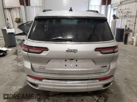 2023 Jeep Grand Cherokee Overland с VIN 1C4RJKDG8P8805067, выставлен на аукционе Copart как лот 47383225 с пробегом 34 778 миль миль и Списание • Salvage title. История ставок и продаж доступна на DreamBid. Изображение 6.