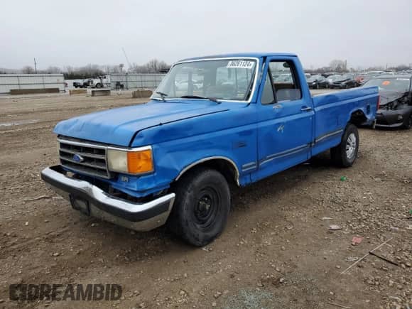1991 Ford F-150 z VIN 1FTDF15Y1MNA81880, wystawiony jako Copart lot #86261124 z przebiegiem 42 065 mil mil oraz Szkoda całkowita • Salvage title. Historia ofert i sprzedaży dostępna na DreamBid. Obrazek 1.