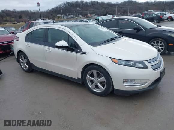 2012 Chevrolet Volt with VIN 1G1RD6E44CU121775, listed as a IAAI auction lot 41475487 with 101,532 mi miles and . Bid and sale history available at DreamBid. Image 1.