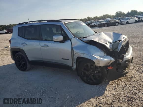 2018 Jeep Renegade Altitude with VIN ZACCJABB0JPJ10067, listed as a Copart auction lot 68039085 with 87,920 mi miles and Salvage title. Bid and sale history available at DreamBid. Image 4.