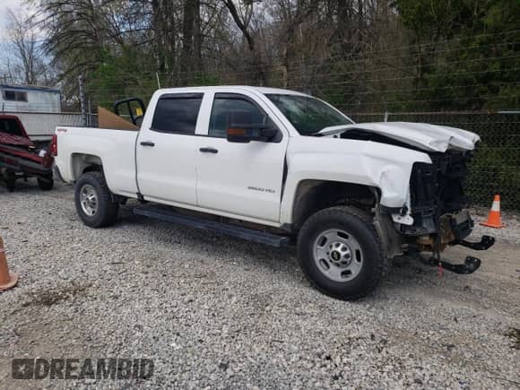 2017 Chevrolet Silverado 2500HD Work Truck with VIN 1GC1KUEG5HF114256, listed as a Copart auction lot 54135265 with 176,889 mi miles and Salvage title. Bid and sale history available at DreamBid. Image 4.