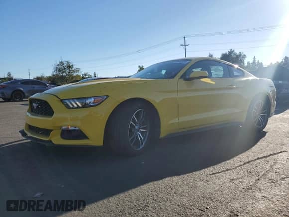 2017 Ford Mustang EcoBoost Premium z VIN 1FA6P8TH2H5297038, wystawiony jako Copart lot #85400955 z przebiegiem 74 374 mil mil oraz Szkoda całkowita • Salvage title. Historia ofert i sprzedaży dostępna na DreamBid. Obrazek 1.