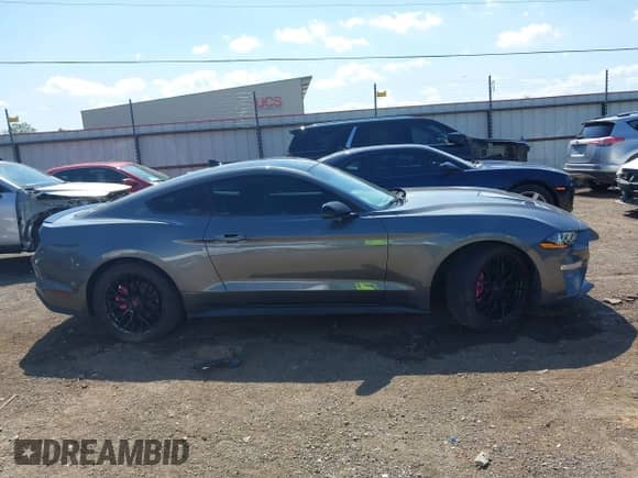 2023 Ford Mustang EcoBoost with VIN 1FA6P8TH9P5113535, listed as a IAAI auction lot 43316499 with 6,270 mi miles and . Bid and sale history available at DreamBid. Image 13.