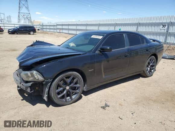 2014 Dodge Charger RT Max with VIN 2C3CDXCT6EH322357, listed as a Copart auction lot 54954995 with 149,650 mi miles and Salvage title. Bid and sale history available at DreamBid. Image 1.