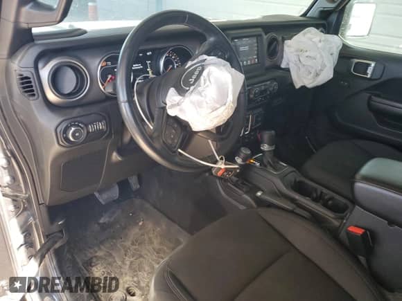 2021 Jeep Wrangler Willys with VIN 1C4GJXAN4MW751023, listed as a Copart auction lot 49928615 with 41,785 mi miles and Salvage title. Bid and sale history available at DreamBid. Image 8.