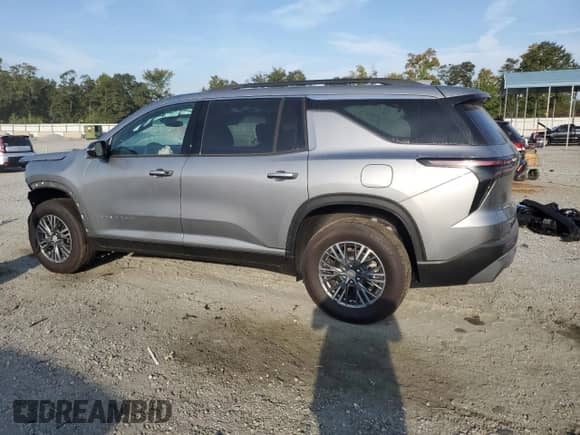 2025 Chevrolet Traverse FWD LT с VIN 1GNERGRS6SJ139613, выставлен на аукционе Copart как лот 80691945 с пробегом 1 160 миль миль и Списание • Salvage title. История ставок и продаж доступна на DreamBid. Изображение 2.