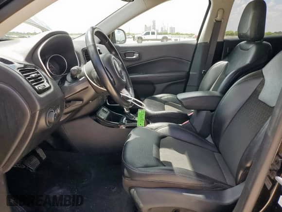 2021 Jeep Compass Altitude with VIN 3C4NJCBB8MT597636, listed as a Copart auction lot 60172405 with 59,334 mi miles and Clean title. Bid and sale history available at DreamBid. Image 7.