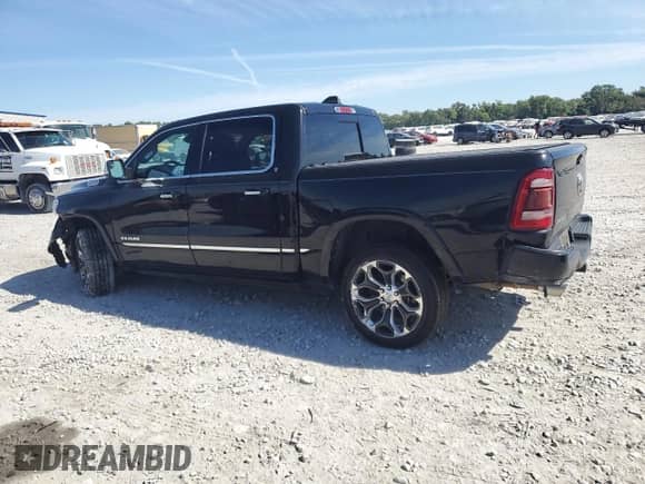 2020 Ram 1500 Limited z VIN 1C6RREHM5LN222033, wystawiony jako Copart lot #69230595 z przebiegiem 137 923 mil mil oraz Szkoda całkowita • Salvage title. Historia ofert i sprzedaży dostępna na DreamBid. Obrazek 2.