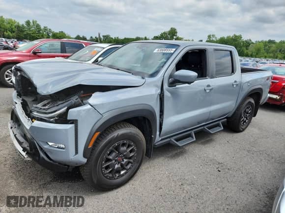 2022 Nissan Frontier Pro-4X с VIN 1N6ED1EK6NN644569, выставлен на аукционе Copart как лот 63808555 с пробегом 105 267 миль миль и Списание • Salvage title. История ставок и продаж доступна на DreamBid. Изображение 1.