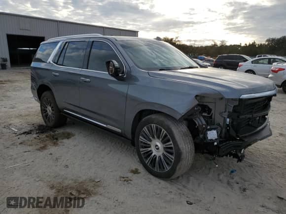 2021 Cadillac Escalade Premium Luxury Platinum с VIN 1GYS4DKL5MR190935, выставлен на аукционе Copart как лот 42691755 с пробегом Не указан миль и Списание • Salvage title. История ставок и продаж доступна на DreamBid. Изображение 4.