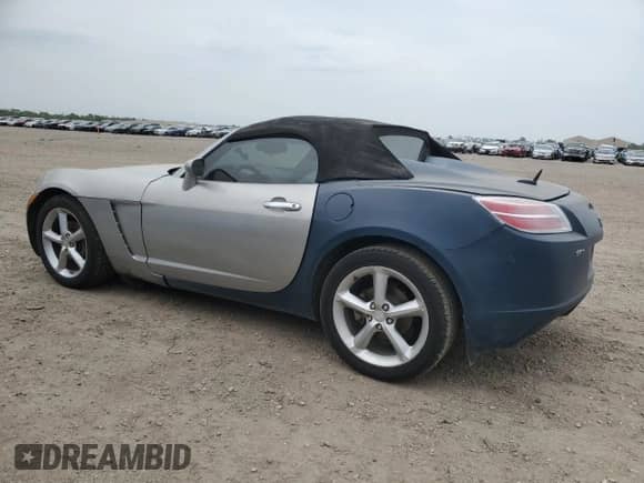 2008 Saturn Sky with VIN 1G8MC35B28Y122046, listed as a Copart auction lot 50350975 with 117,058 mi miles and Salvage title. Bid and sale history available at DreamBid. Image 2.