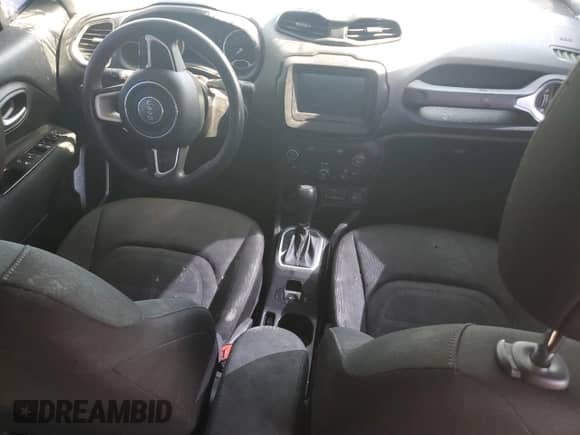 2018 Jeep Renegade Latitude with VIN ZACCJABB4JPJ68490, listed as a Copart auction lot 58223695 with Not provided miles and Salvage title. Bid and sale history available at DreamBid. Image 8.