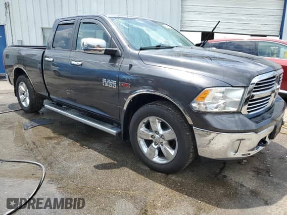 2014 Ram 1500 Big Horn with VIN 1C6RR7GM6ES317623, listed as a Copart auction lot 64665454 with 230,447 mi miles and Salvage title. Bid and sale history available at DreamBid. Image 4.
