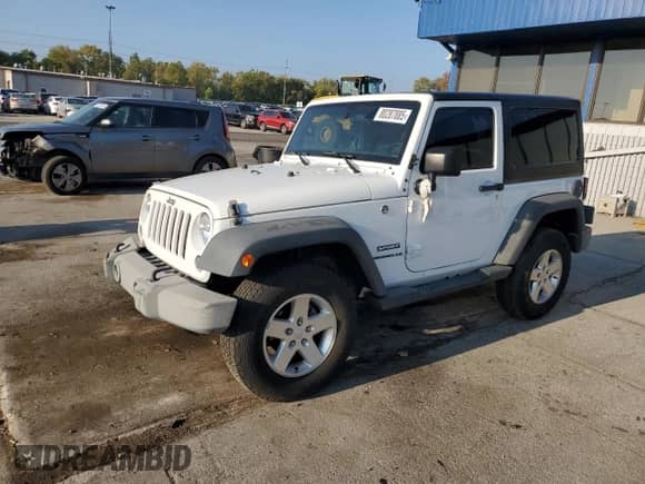 2016 Jeep Wrangler Sport с VIN 1C4AJWAG2GL192711, выставлен на аукционе Copart как лот 80287885 с пробегом 71 187 миль миль и Списание • Salvage title. История ставок и продаж доступна на DreamBid. Изображение 1.