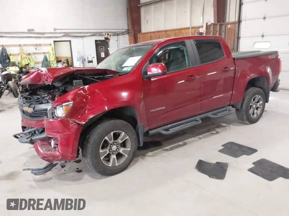 2017 Chevrolet Colorado 4WD Z71 with VIN 1GCGTDEN4H1269593, listed as a IAAI auction lot 43381847 with 98,262 mi miles and . Bid and sale history available at DreamBid. Image 2.