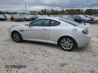 2008 Hyundai Tiburon GS with VIN KMHHM66D38U287984, listed as a Copart auction lot 76011904 with 97,261 mi miles and Salvage title. Bid and sale history available at DreamBid. Image 2.