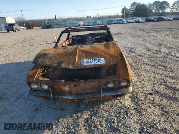 1964 Chevrolet Corvair with VIN 105675W103875, listed as a Copart auction lot 87911045 with Not provided miles and Salvage title. Bid and sale history available at DreamBid. Image 5.