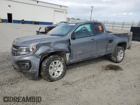 2022 Chevrolet Colorado 4WD LT z VIN 1GCHTCEN1N1217140, wystawiony jako Copart lot #54157465 z przebiegiem 52 078 mil mil oraz Szkoda całkowita • Salvage title. Historia ofert i sprzedaży dostępna na DreamBid. Obrazek 1.