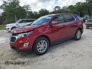2020 Chevrolet Equinox LT with VIN 3GNAXKEV4LS593124, listed as a Copart auction lot 85506615 with 58,039 mi miles and Non repairable. Bid and sale history available at DreamBid. Image 1.