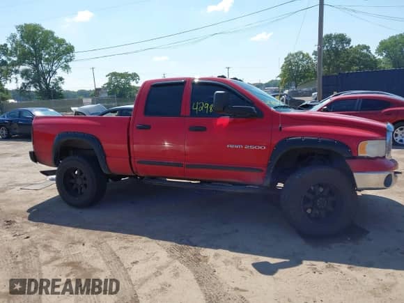 2003 Dodge 2500 ST with VIN 3D7KU28623G765458, listed as a IAAI auction lot 42986586 with 270,486 mi miles and . Bid and sale history available at DreamBid. Image 13.