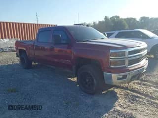 2014 Chevrolet Silverado 1500 LT with VIN 3GCUKREC2EG121635, listed as a IAAI auction lot 43188374 with 187,000 mi miles and . Bid and sale history available at DreamBid. Image 1.