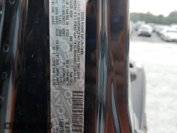 2023 Jeep Wrangler Rubicon с VIN 1C4HJXFN3PW618061, выставлен на аукционе Copart как лот 71963815 с пробегом 25 881 миль миль и Списание • Salvage title. История ставок и продаж доступна на DreamBid. Изображение 13.