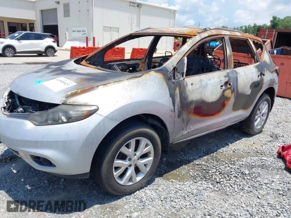 2014 Nissan Murano LE with VIN JN8AZ1MW5EW511520, listed as a IAAI auction lot 41595923 with Not provided miles and . Bid and sale history available at DreamBid. Image 2.