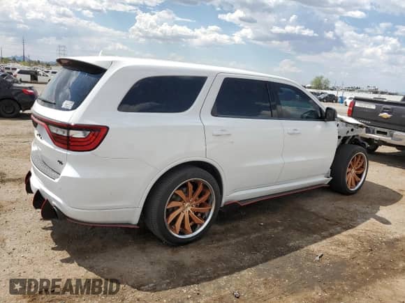 2022 Dodge Durango R/T Plus with VIN 1C4SDJCTXNC191599, listed as a Copart auction lot 69788335 with 38,418 mi miles and Salvage title. Bid and sale history available at DreamBid. Image 3.