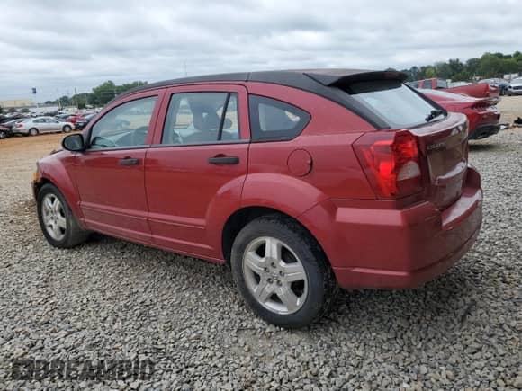2007 Dodge Caliber SXT with VIN 1B3JB48B17D502533, listed as a Copart auction lot 67518665 with 116,991 mi miles and Salvage title. Bid and sale history available at DreamBid. Image 2.