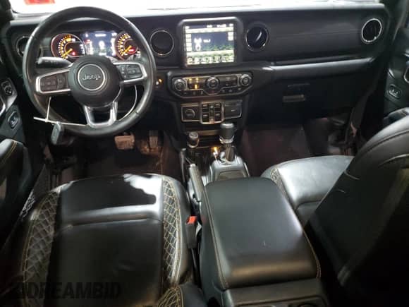 2021 Jeep Wrangler Unlimited Sahara Altitude z VIN 1C4HJXEN1MW692690, wystawiony jako Copart lot #84927014 z przebiegiem 34 268 mil mil oraz Szkoda całkowita • Salvage title. Historia ofert i sprzedaży dostępna na DreamBid. Obrazek 8.